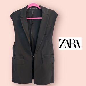 Zara Basic Sleeveless Blazer
